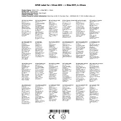 Avis Boni-shop Embout de vissage Ribe RM7 - 10 mm hex