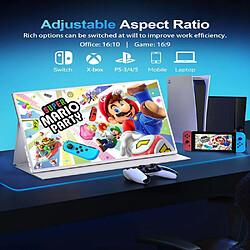 Uperfect Monitor 16" 2k Argent Écran portable pas cher