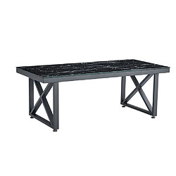 Homy france table basse Levanto - marbré noir