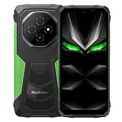 Smartphone Blackview FORT 1 Vert : 6.56" HD+,18Go+256Go, 10000mAh, Android 15,Empreinte digitale, Dual SIM 4G,NFC,GPS Téléphone Portable-390g