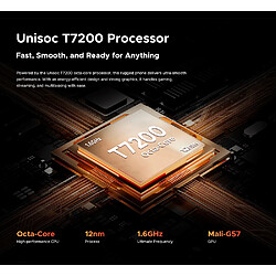 Smartphone DOOGEE Fire 3 Pro Noir : 5.45",6Go+256Go+2To, 8350mAh, Android 15,Empreinte digitale, Dual SIM 4G,Téléphone Portable-290g