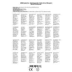 Avis Klasebo Bâche d'échafaudage 3,20x10m, 200g/m², Translucide, Résistante aux Intempéries