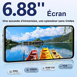 Smartphone IIIF150 Action A5Pro : 6.88",8Go+256Go+2To, 5100mAh, Android 15,Empreinte digitale, Dual SIM 4G,Téléphone Portable-207g