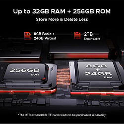 Acheter Doogee Blade 20 Play 8Go/256Go - Noir