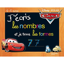J'écris les nombres et je trace les formes : 4-6 ans : Cars - Occasion