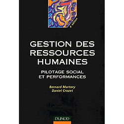 Gestion des ressources humaines : pilotage social et performances - Occasion
