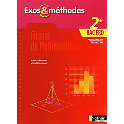 Fichier de mathématiques, 2e bac pro : programme 2009, bac pro 3 ans - Occasion