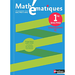 Mathématiques 1re : bac pro 3 ans : groupement C - Occasion