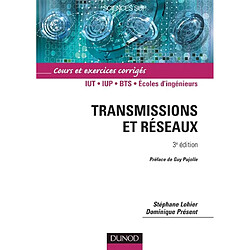 Transmissions et réseaux : cours, exercices corrigés et QCM - Occasion