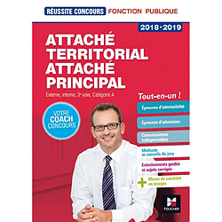 Attaché territorial, attaché principal : externe, interne, 3e voie, catégorie A : 2018-2019 - Occasion