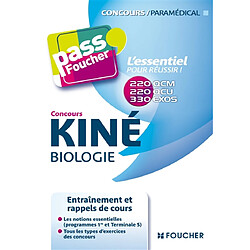 Kiné biologie : concours : entraînement et rappels de cours - Occasion