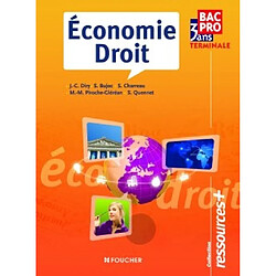 Economie droit bac pro 3 ans, terminale professionnelle - Occasion
