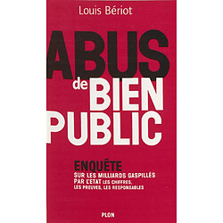Abus de bien public - Occasion
