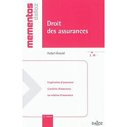Droit des assurances - Occasion