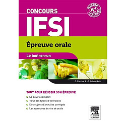 Concours IFSI : épreuve orale - Occasion