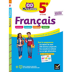Français 5e, 12-13 ans : nouveau programme