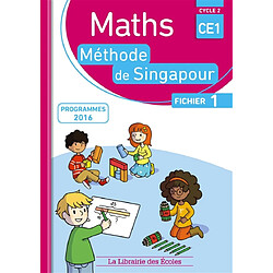 Maths, méthode de Singapour, CE1, cycle 2 : fichier 1 : programmes 2016