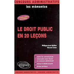 Le droit public en 20 leçons - Occasion