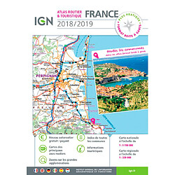 Atlas routier & touristique France : 2018-2019 - Occasion