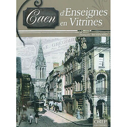 Caen d'enseignes en vitrines