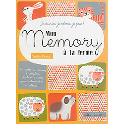 Mon memory à la ferme : je dessine, je colorie, je joue !