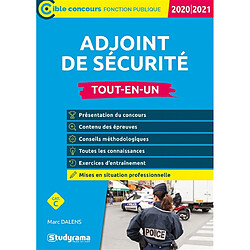 Adjoint de sécurité : tout-en-un, catégorie C : 2020-2021 - Occasion