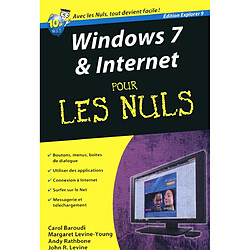 Windows 7 & Internet pour les nuls : édition Explorer 9
