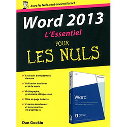 Word 2013 : l'essentiel pour les nuls - Occasion