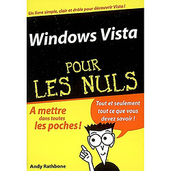 Windows Vista pour les nuls