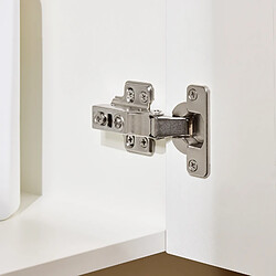 SoBuy BZR196-BR Meuble Suspendu avec Lavabo pas cher