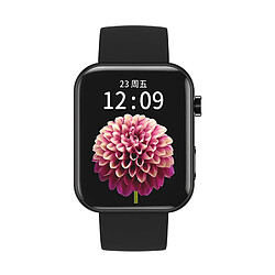 Montre Connectée Intelligente P51 - Appels Bluetooth, Surveillance Santé - Noir