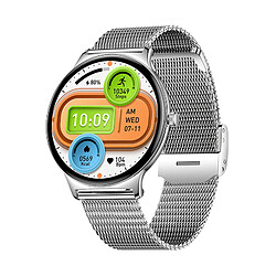 Montre connectée V89 - Appels Bluetooth, Écran AMOLED HD, Étanche, Argenté Smart Watch V89 - Appels Bluetooth, Écran AMOLED HD, Étanche, Argenté