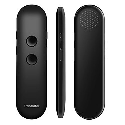 Avizar Traducteur vocal IA Bluetooth Ultra compact 42 Langues Noir