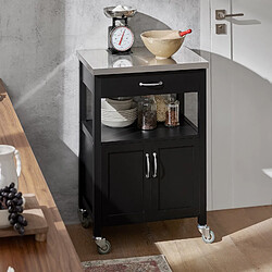SoBuy FKW22-SCH Desserte de Cuisine Roulante Meuble de Rangement à roulettes pas cher