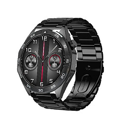 Montre Connectée Homme, 1.55 pouces HD, Appels Bluetooth Prise en Charge, Compatible avec Android, Noir 02