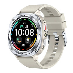 Montre Connectée S90 - Surveillance en Temps Réel du Rythme Cardiaque et de l'Oxygène dans le Sang (SpO2) - gris