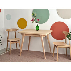 Ragaba Table à manger extensible - Frêne