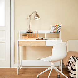 SoBuy Bureau FWT106-W Blanc 100×59×95cm