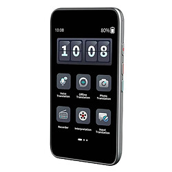 Avizar Traducteur IA vocal photo 142 langues Fonction hors ligne écran 4.0" Noir