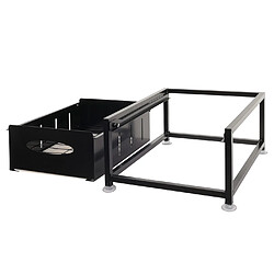 Acheter Mendler Tiroir d'armoire HWC-N51 avec plateau, étagère de cuisine/de vaisselle Tiroir d'armoire extensible, métal 19x34x42cm ~ noir