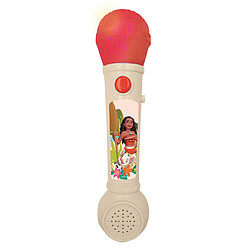 Lexibook Microphone Lumineux avec Mélodies et Effets Sonores Vaiana