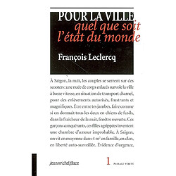 Pour la ville, quel que soit l'état du monde