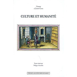 Culture et humanité : hommage à Elisabeth Genton - Occasion