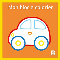 Voiture : mon bloc à colorier - Occasion