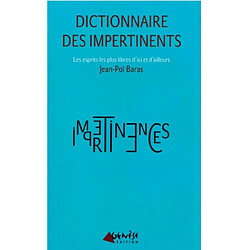 Dictionnaire des impertinents - Occasion