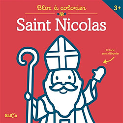 Saint-Nicolas : bloc à colorier - Occasion