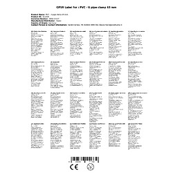 Avis boni-shop Collier de Serrage PVC-U 63mm: Fixation Sécurisée pour Tubes