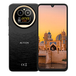 Smartphone IIIF150 Action A5Pro Noir 6.88",8Go+256Go+2To, 5100mAh, Android 15,Empreinte digitale, Dual SIM 4G,Téléphone Portable-207g