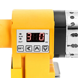 Helloshop26 Poste à souder électrofusion 800 watts 20 à 32 mm jusqu'à 300 °c écran numérique aluminium plastique acier jaune 14_0009732