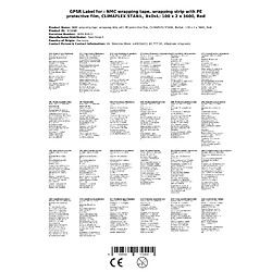 Avis boni-shop Bande d'isolation thermique pour tuyaux, 100 mm, avec film de protection PE, Rouge